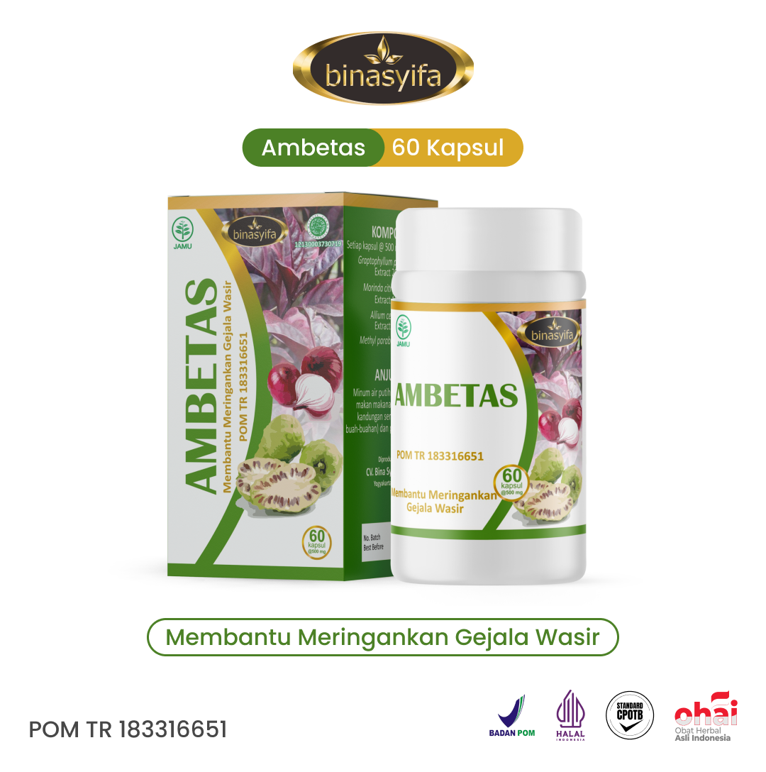 AMBETAS - Membantu meringankan gejala wasir