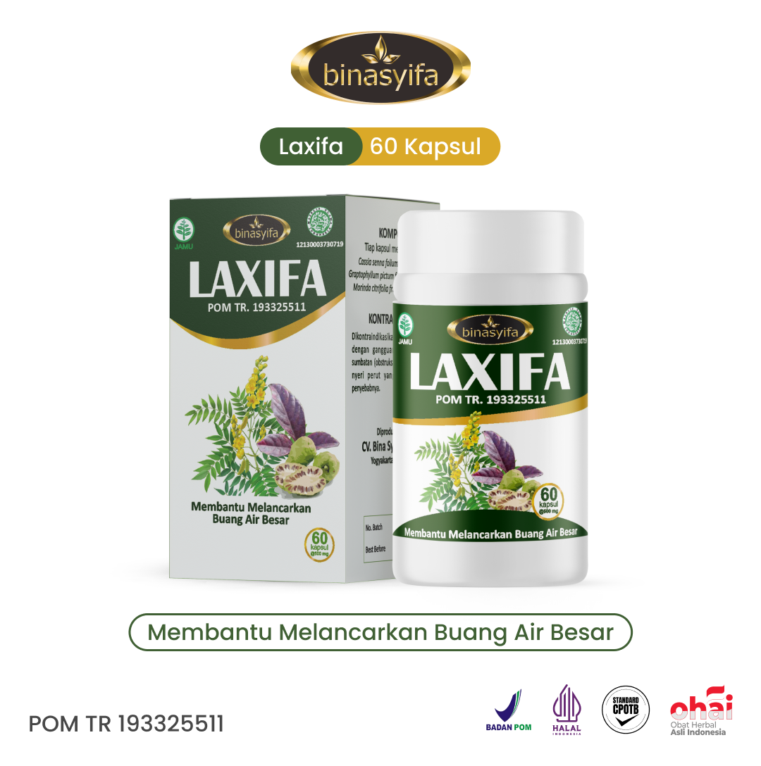 LAXIFA - Herbal Detoks Mengatasi Sembelit