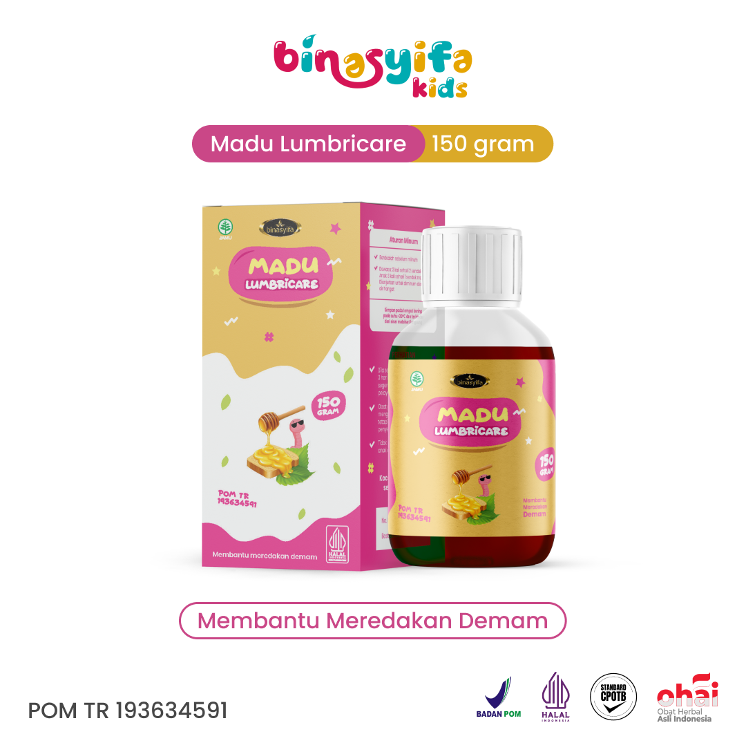 MADU LUMBRICARE - Madu Herbal Penurun Panas
