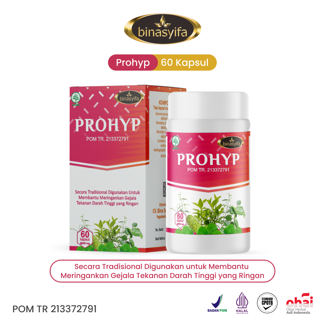 PROHYP - Ampuh Menurunkan Tekanan Darah Tinggi / Hipertensi